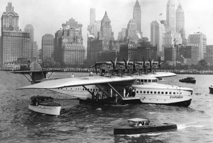 80 years ago Dornier Do-X landed in New York 80 years ago Dornier Do-X landed in New York