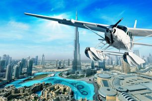 Seaplane sightseeing over Dubai Seaplane sightseeing over Dubai