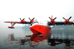 Martin Mars giant seaplanes back on the water