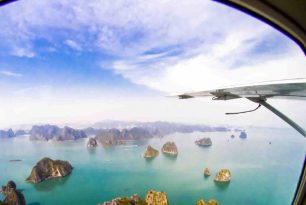 Halong Bay seaplane flight Halong Bay seaplane flight