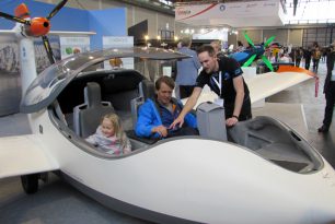 Five seaplanes in Aero Friedrichshafen 2017 Five seaplanes in Aero Friedrichshafen 2017