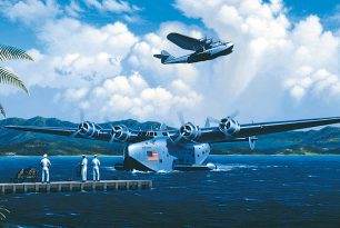 PanAm clippers in Golden Age of the seaplane flight